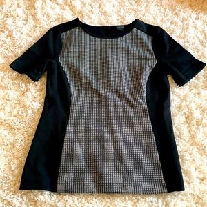 Ann Taylor Blouse black and white XSP